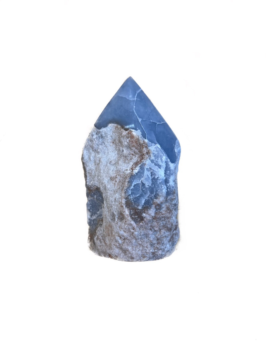 Rough & Polished Angelite Tower Points (Peru)