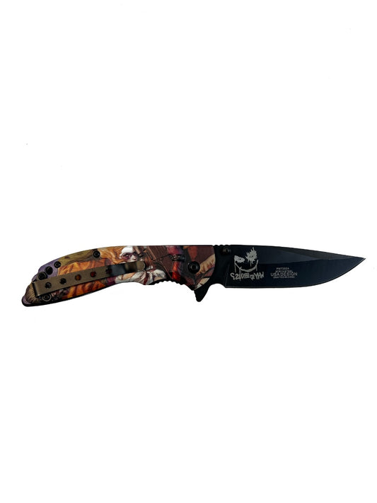 Harley Quinn / Joker Assisted Opening Pocket Knife (3CR13 Steel)