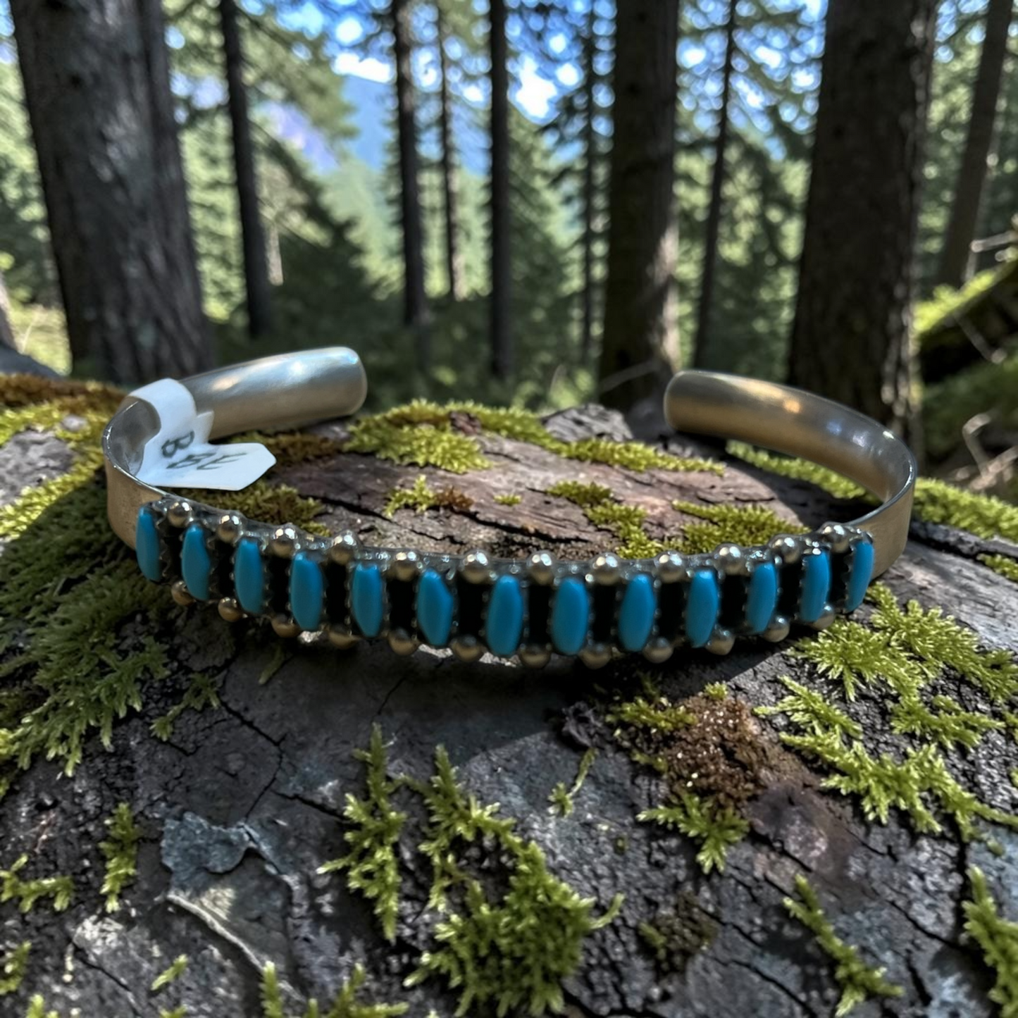 Hand Made .925 Sterling Silver & Turquoise Adjustable Bracelets
