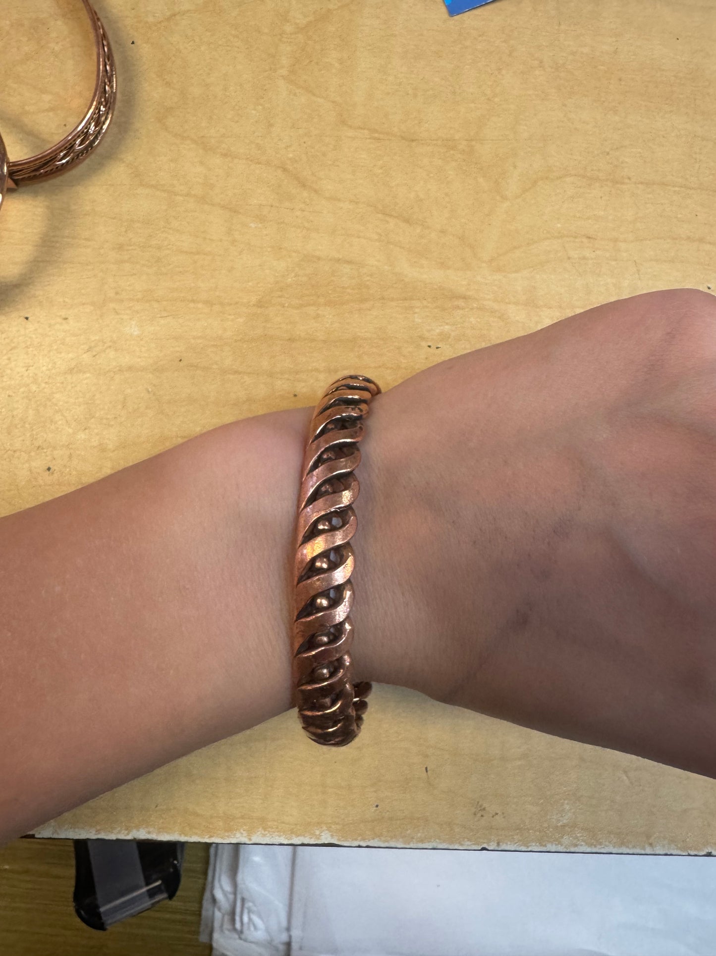 Copper Bangle Bracelet