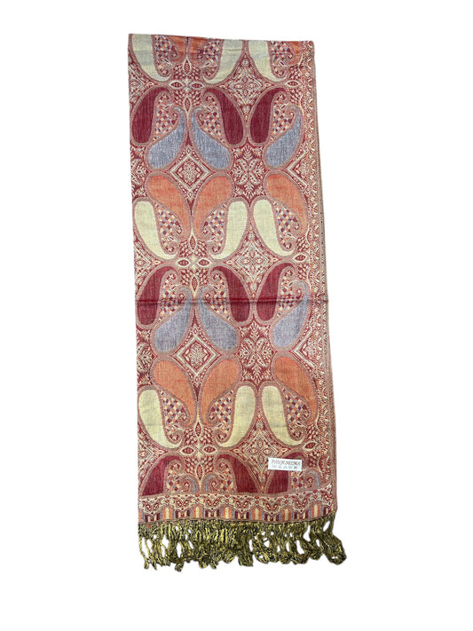 Pashmina Undercut Paisley Scarves