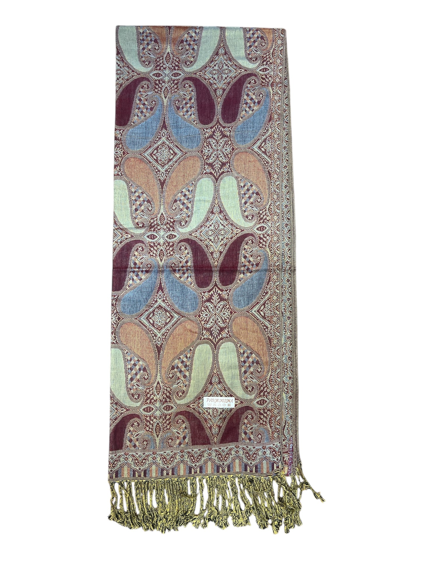 Pashmina Undercut Paisley Scarves