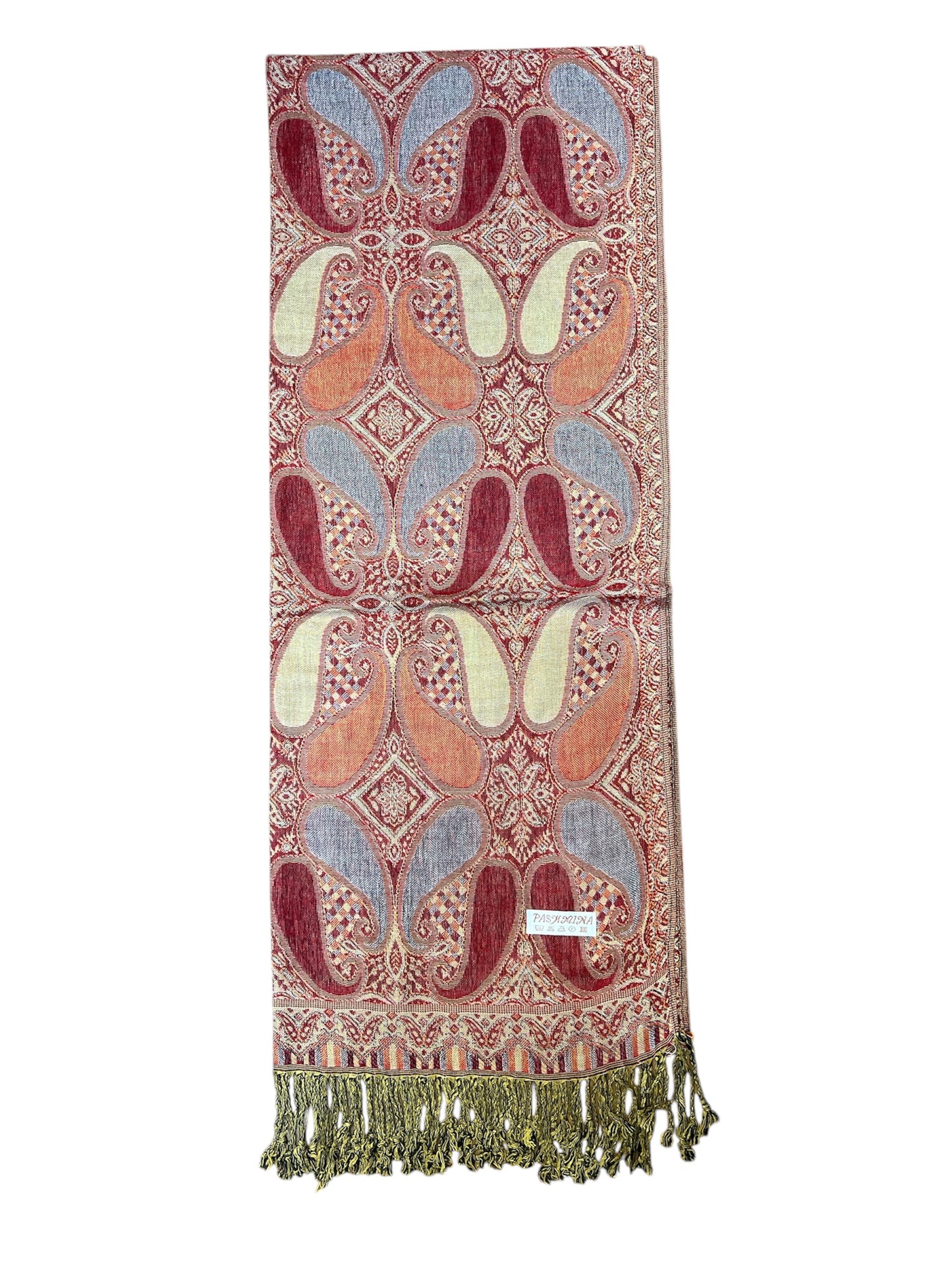 Pashmina Undercut Paisley Scarves
