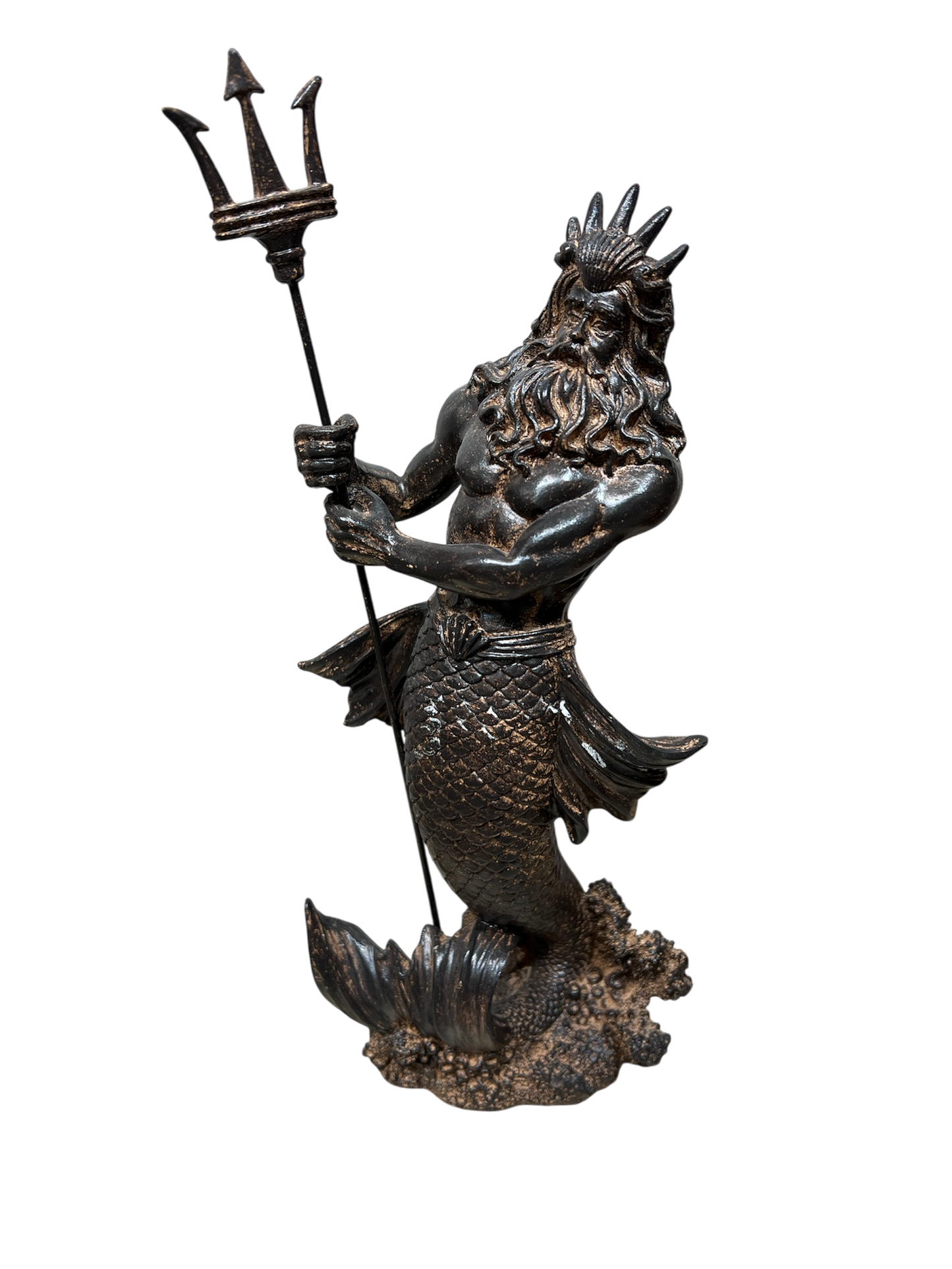 Posiedon Figurine - God Of The Sea - Resin