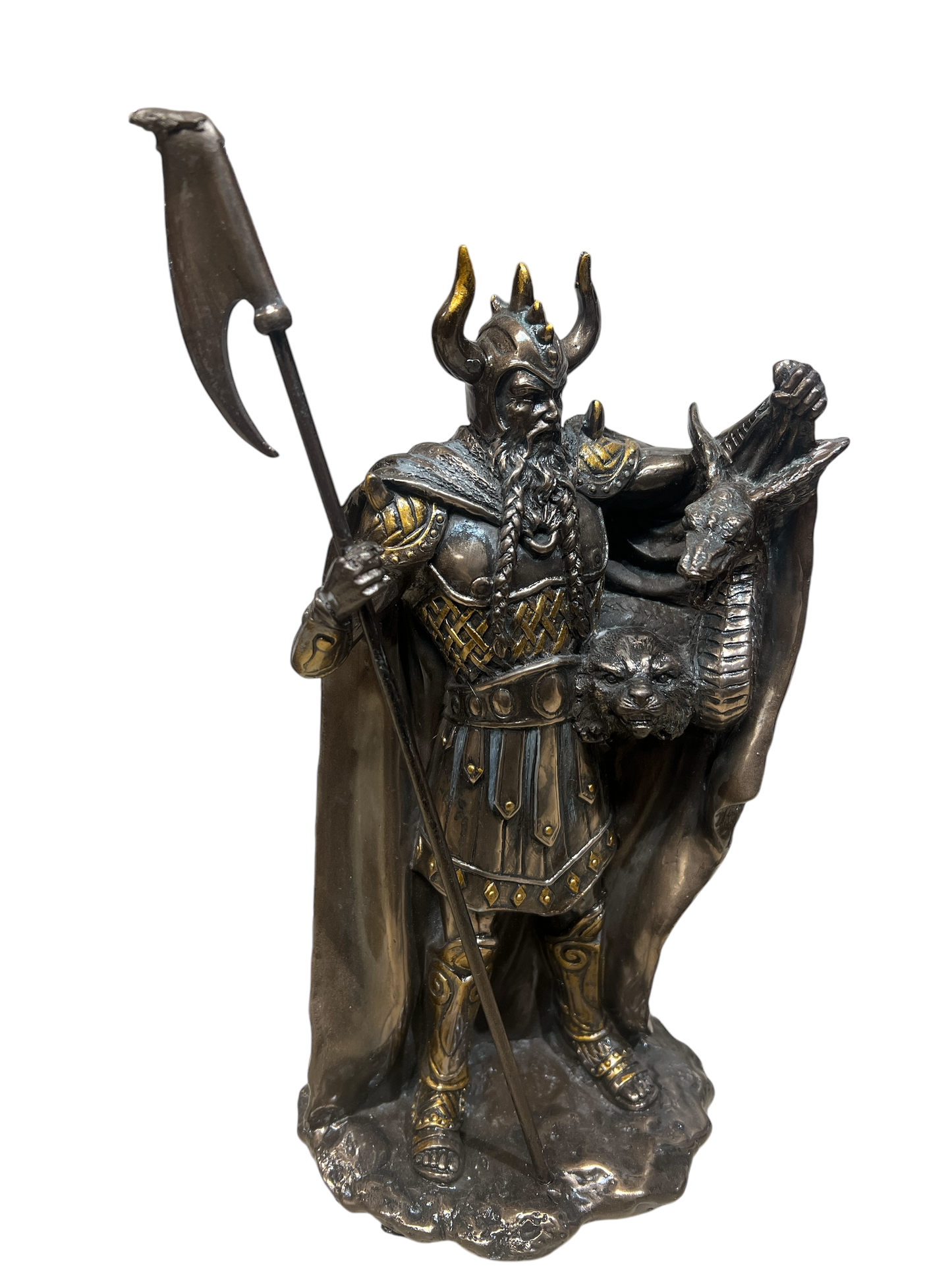 Resin Loki Figurine - 11" Tall, 4.5lbs - God of Mischief