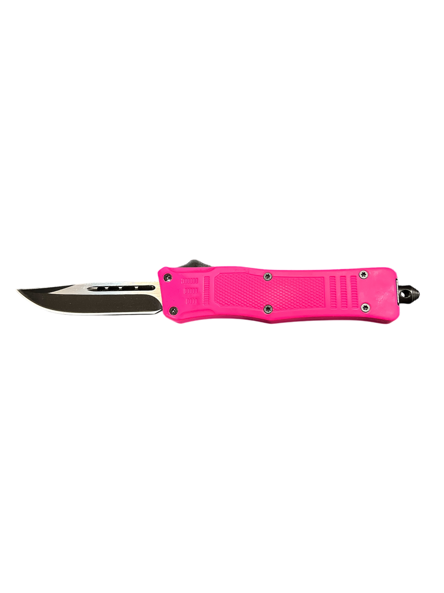 Hot Pink "Atomic" OTF Automatic Pocket Knife (D2 Steel)
