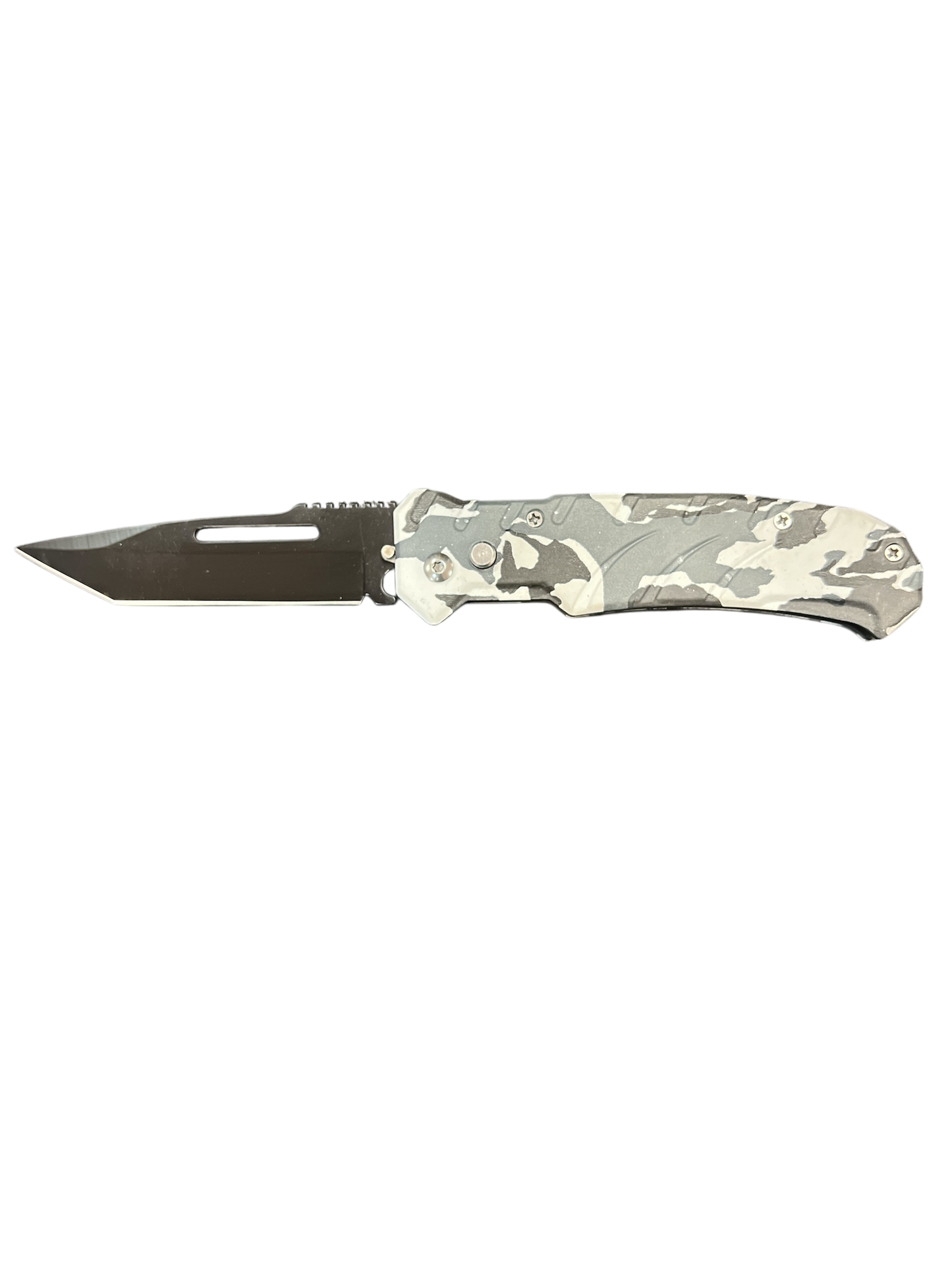 Assorted "Out The Side" Automatic Pocket Knife - (3cR13 Steel)