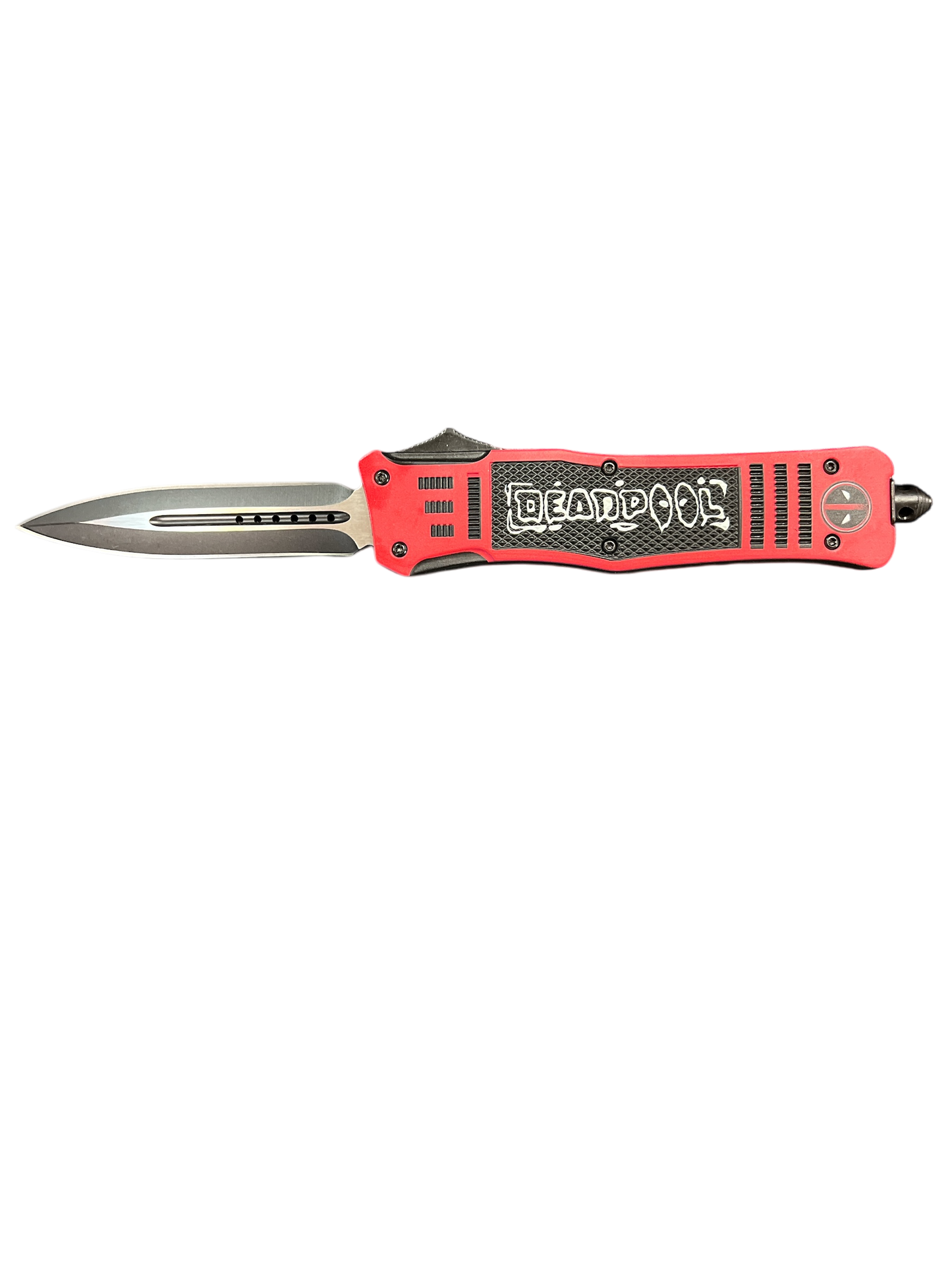 "Atomic" Deadpool Double Action OTF Automatic Pocket Knife - D2 Steel - 1 Year Warranty