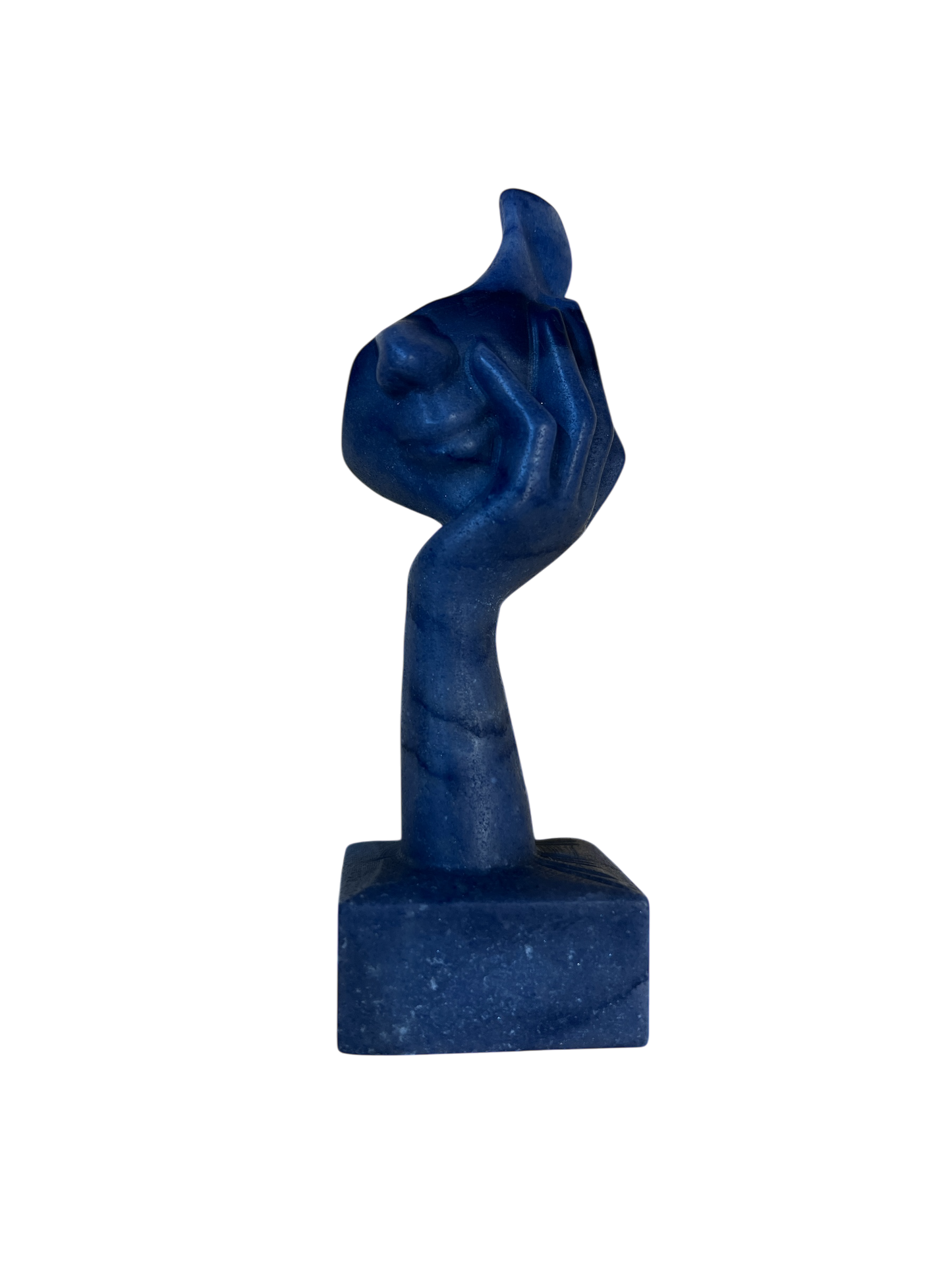 Obsidian & Sodalite Masquerade Figures (Hand Carved)