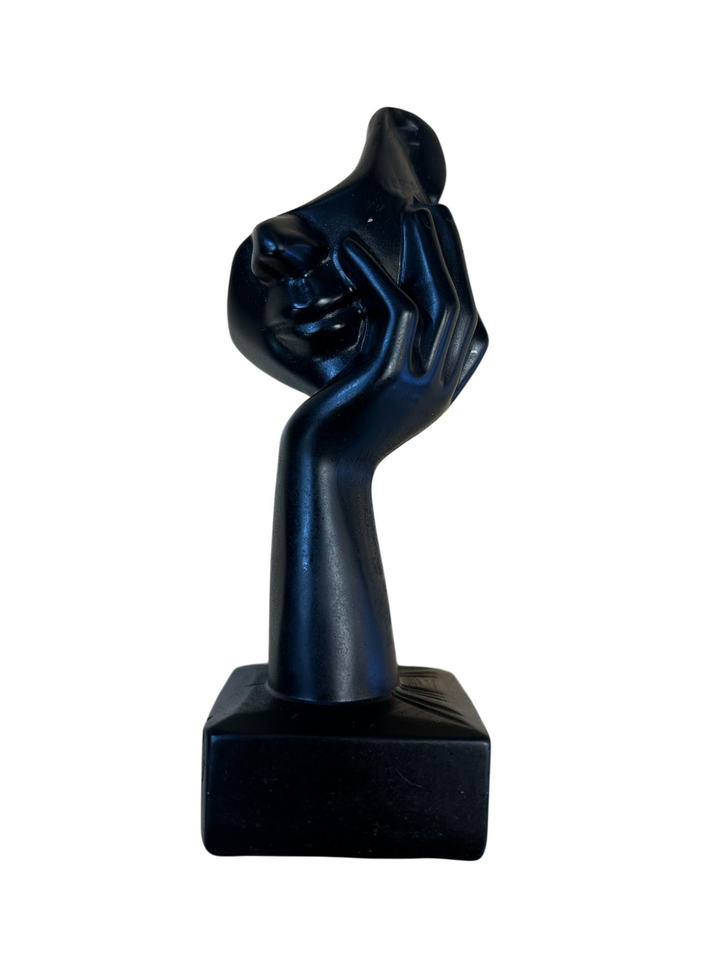 Obsidian & Sodalite Masquerade Figures (Hand Carved)