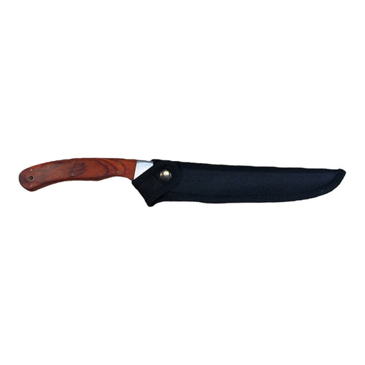 7" Inch Stainless Steel Filet Knife Full Tang and Wood Handle