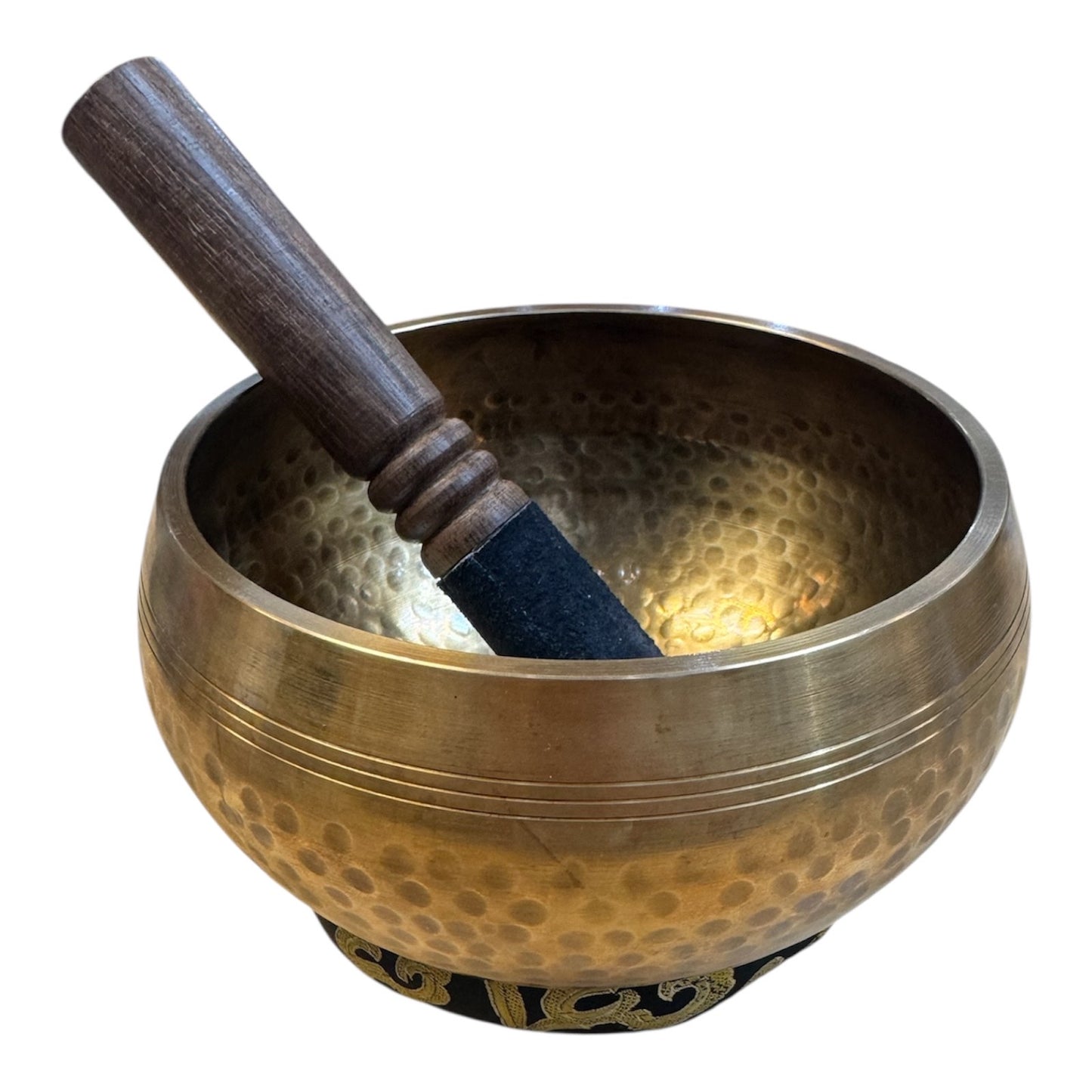 Hand Beaten Brass Singing Bowl (India)