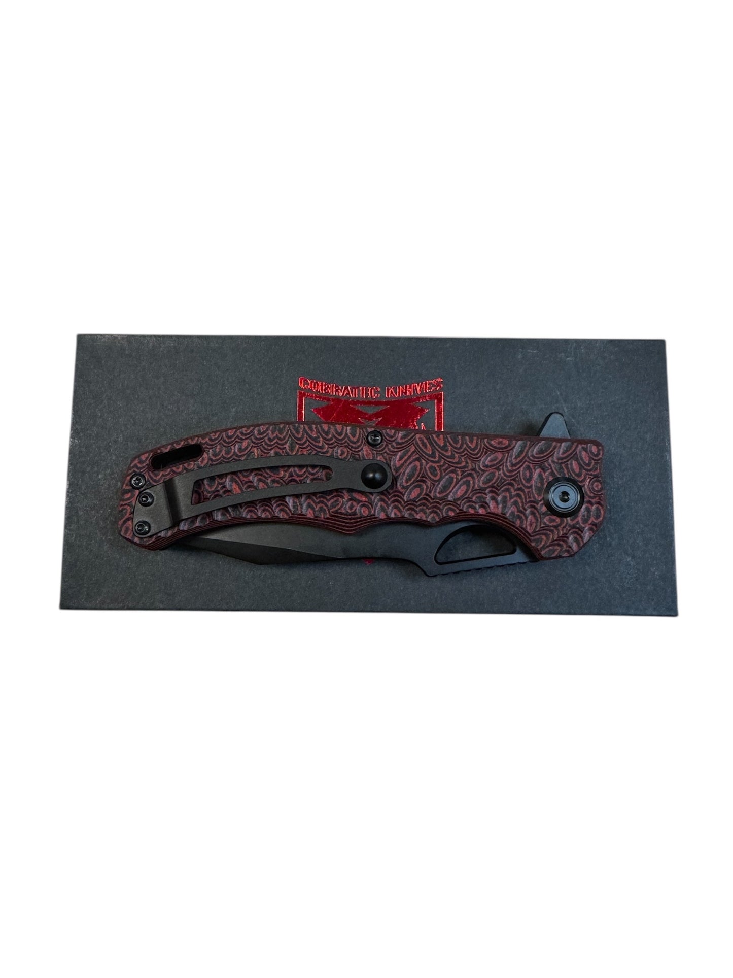 CobraTec - "Nighthawk" - D2 Steel - G10 Textured Handle - Liner Lock