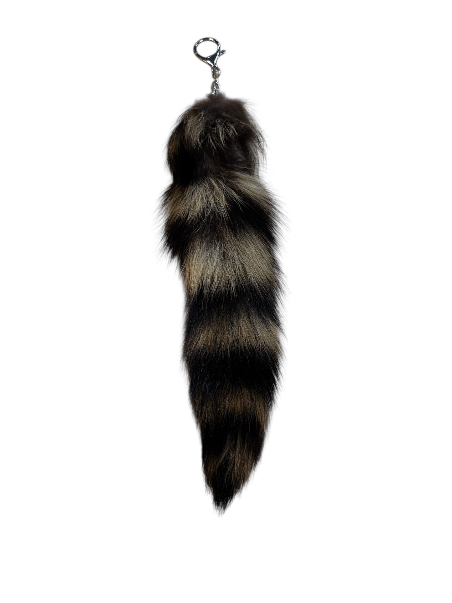 Raccoon Tail - Ethically Sourced - Keychain