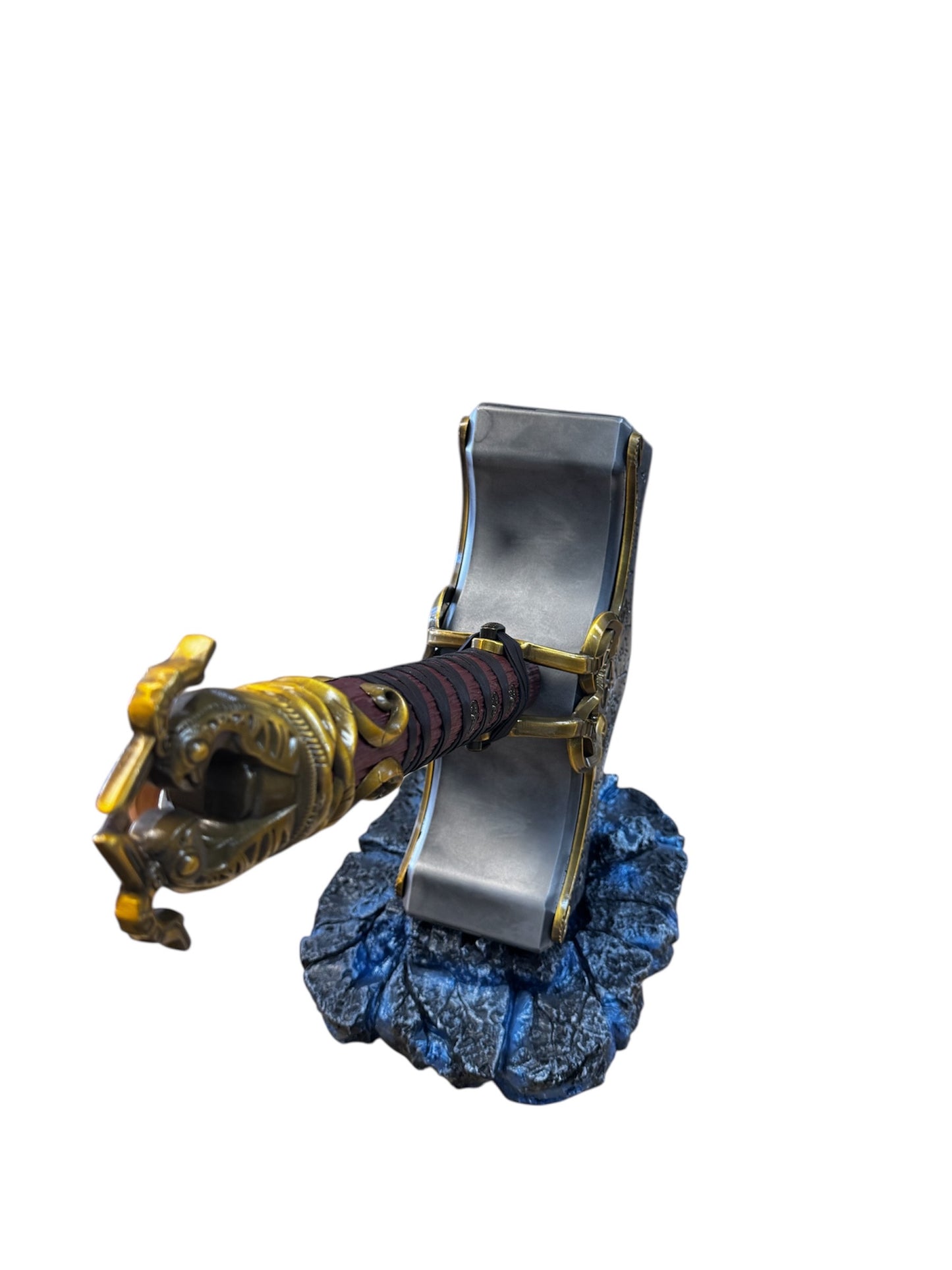 Thor's Hammer (Mjolnir) - God Of War Replica - Resin & Aluminium Composite - Base Included