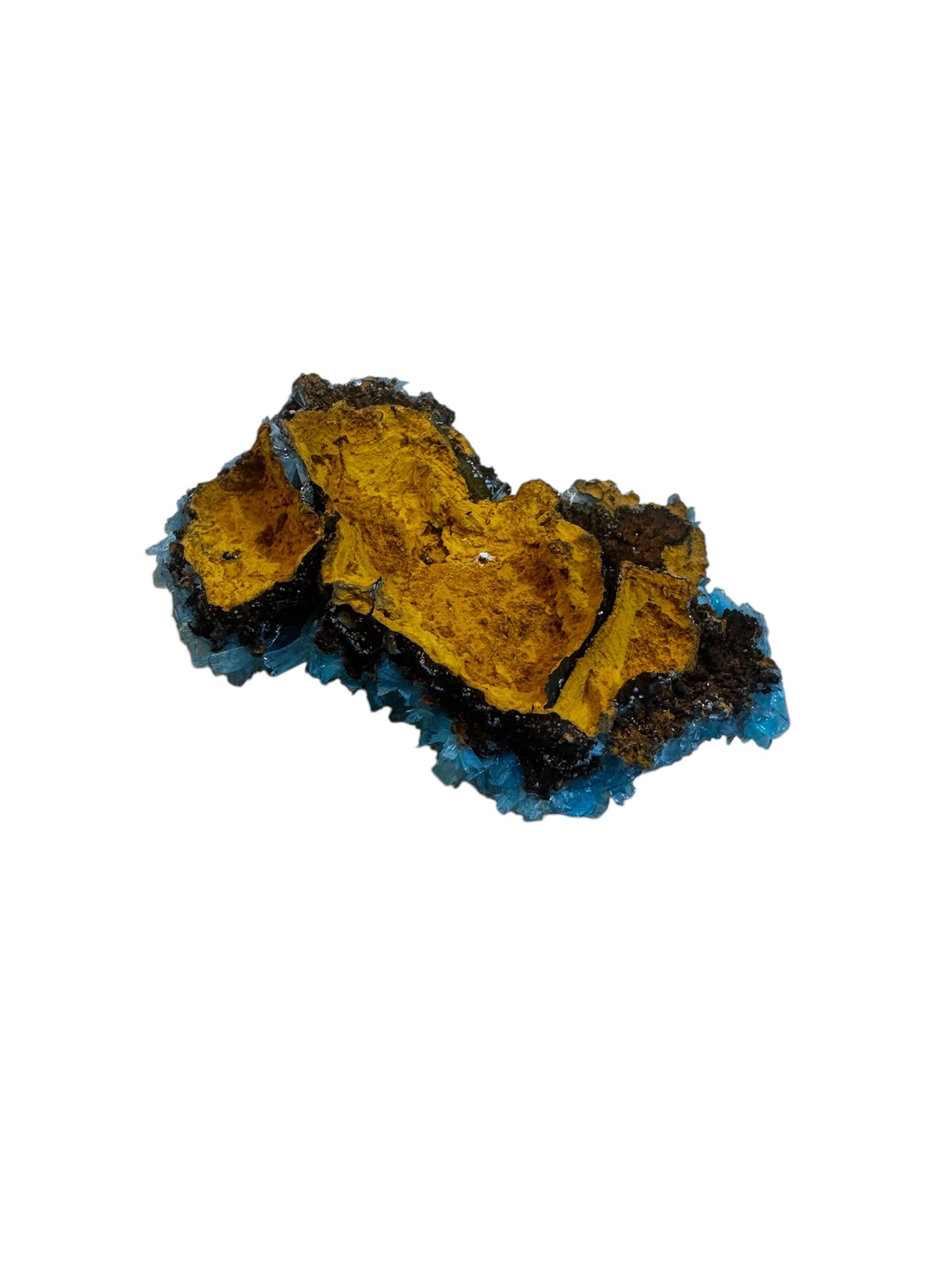 Blue Hemimorphite #1 - Mined In Mexico - 3in x 2in Size