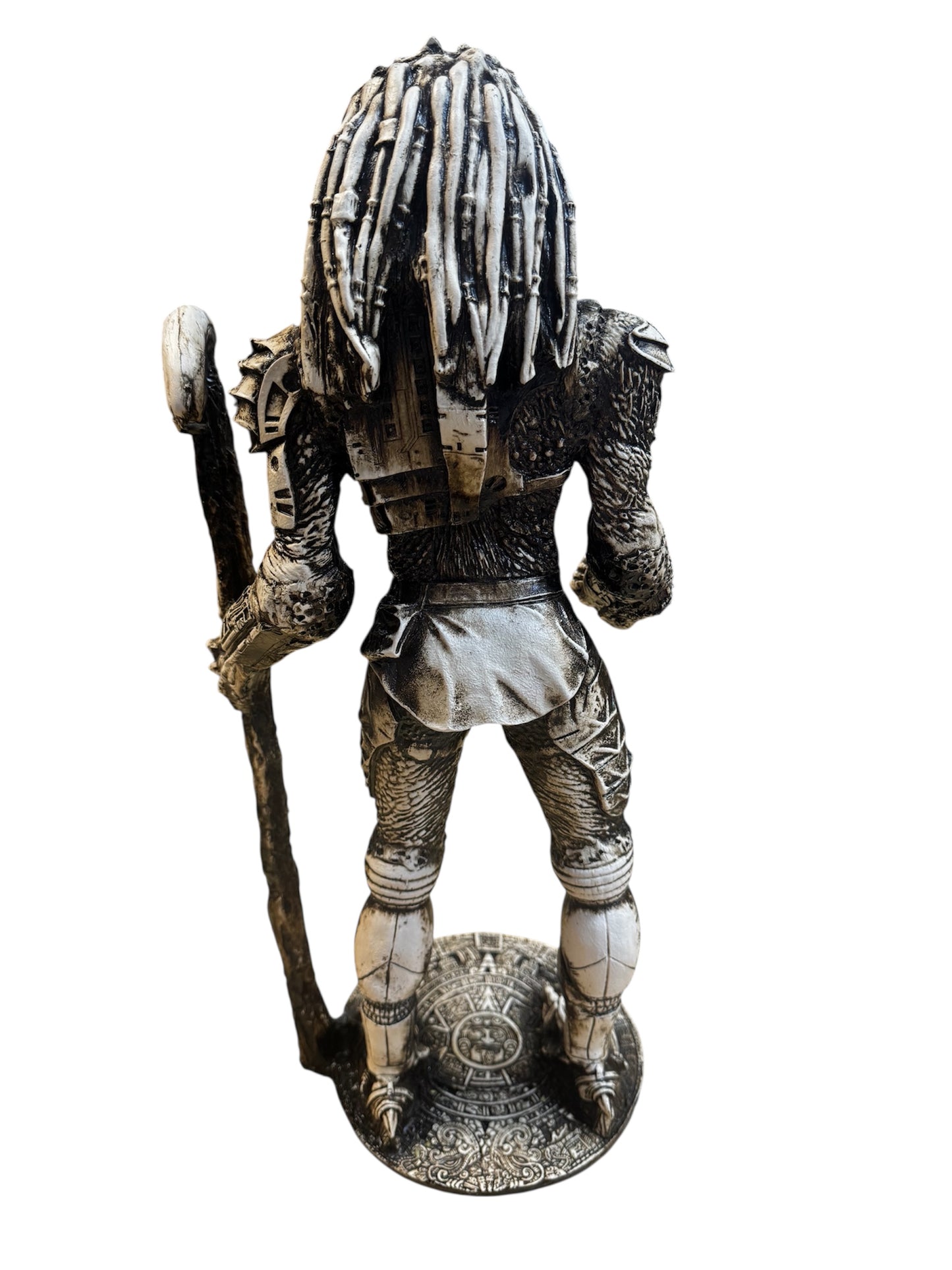 Fishbone Predator Figurine - Made From Fishbones- Hand Painted - Size: 20in x 7in