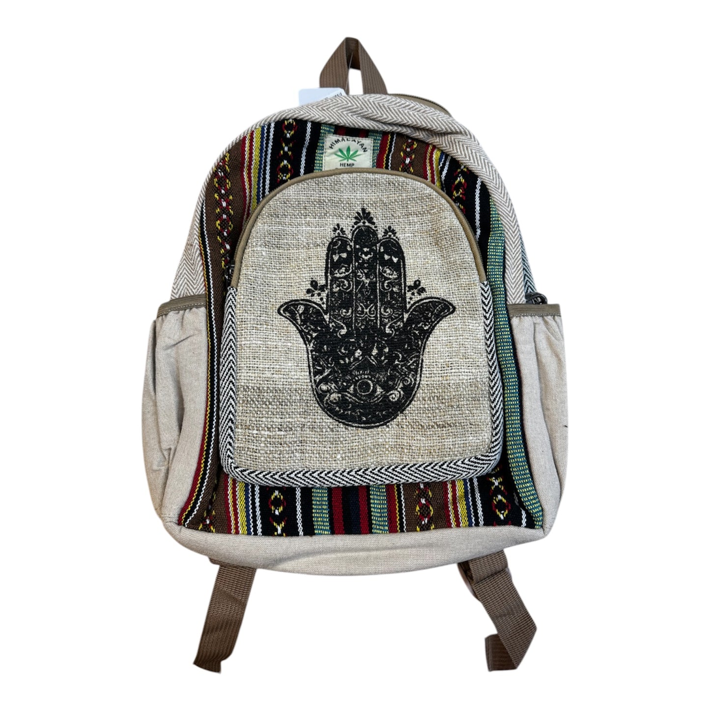 Himalayan Hemp Mini Backpack - Made in Nepal - Multiple Designs