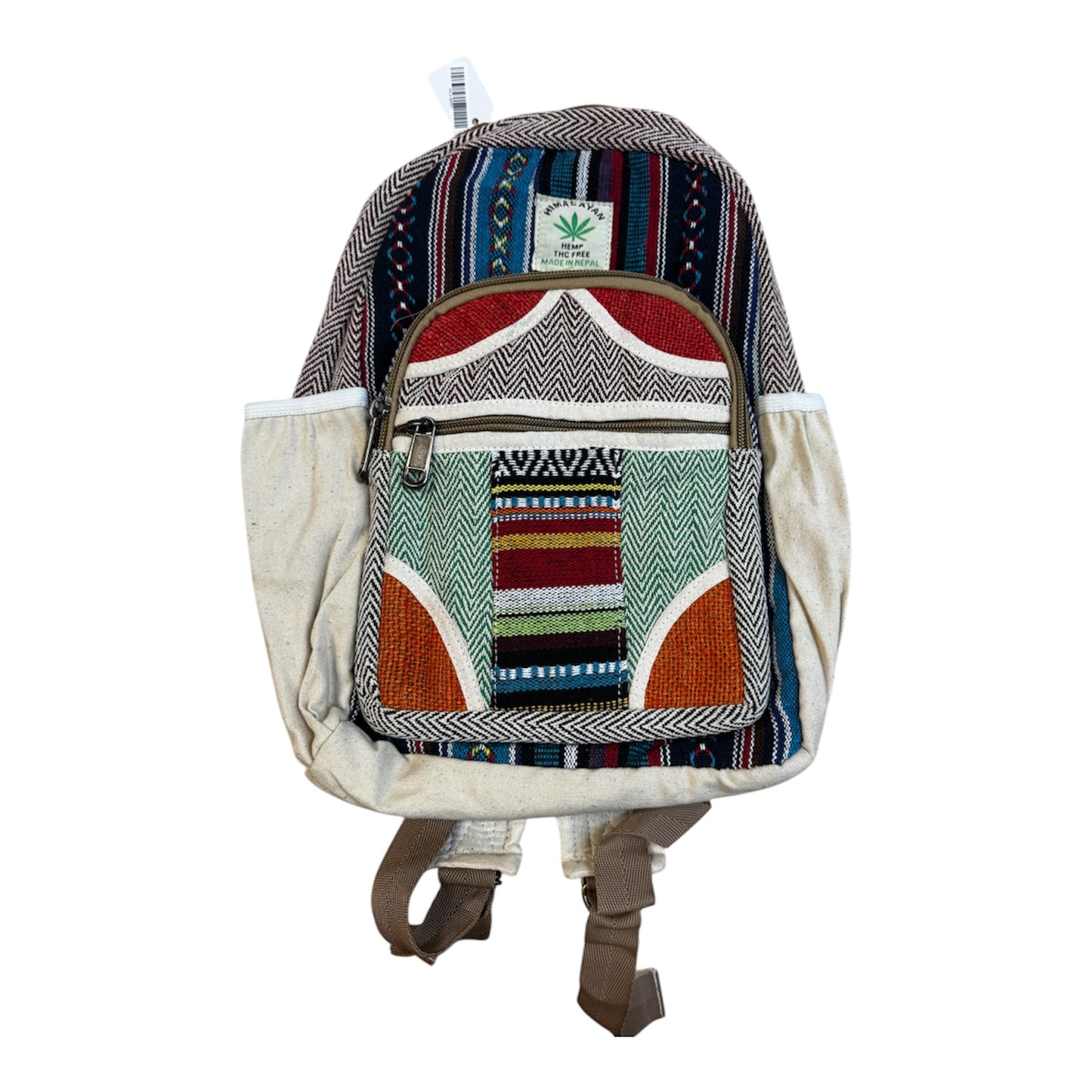 Himalayan Hemp Mini Backpack - Made in Nepal - Multiple Designs