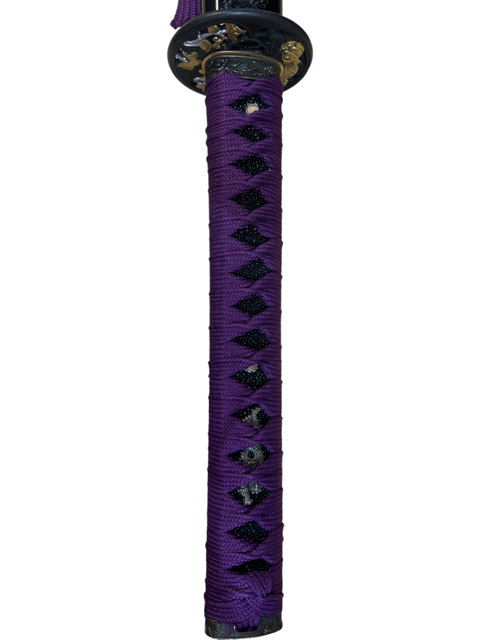 Purple Majesty Katana - 1065 High Carbon Steel - Genuine Ray Skin