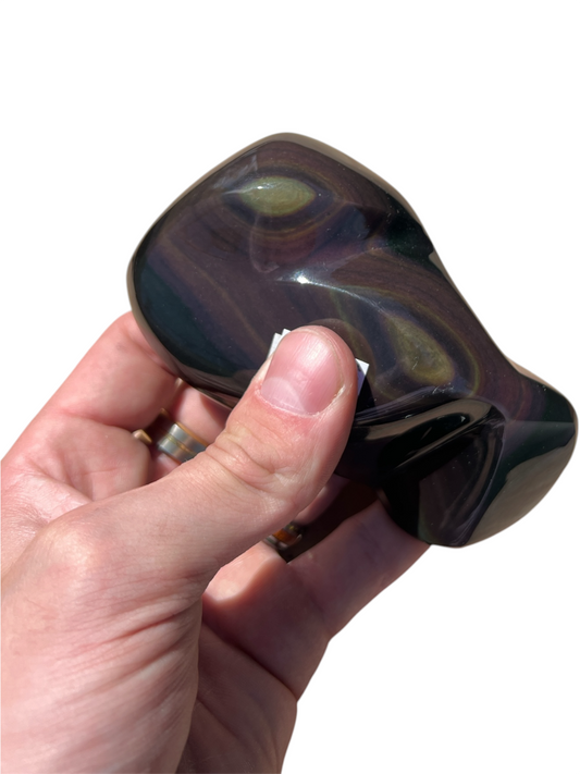 "A" Grade Rainbow Obsidian Specimen