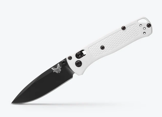 Benchmade Knives -"Mini Bugout" - White Grivory Handle - S3OV Steel