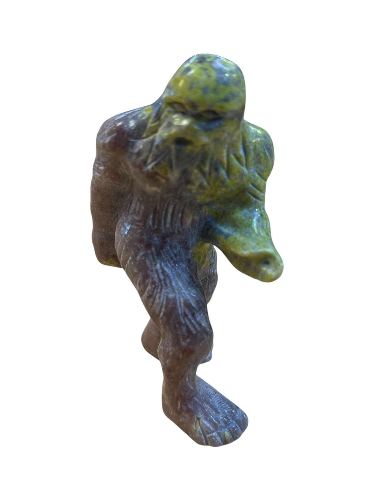 Small & Large Stone Bigfoot Carvings