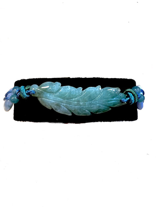 Adjustable Local Hand Made Jade Bracelets (Earth & Sky)