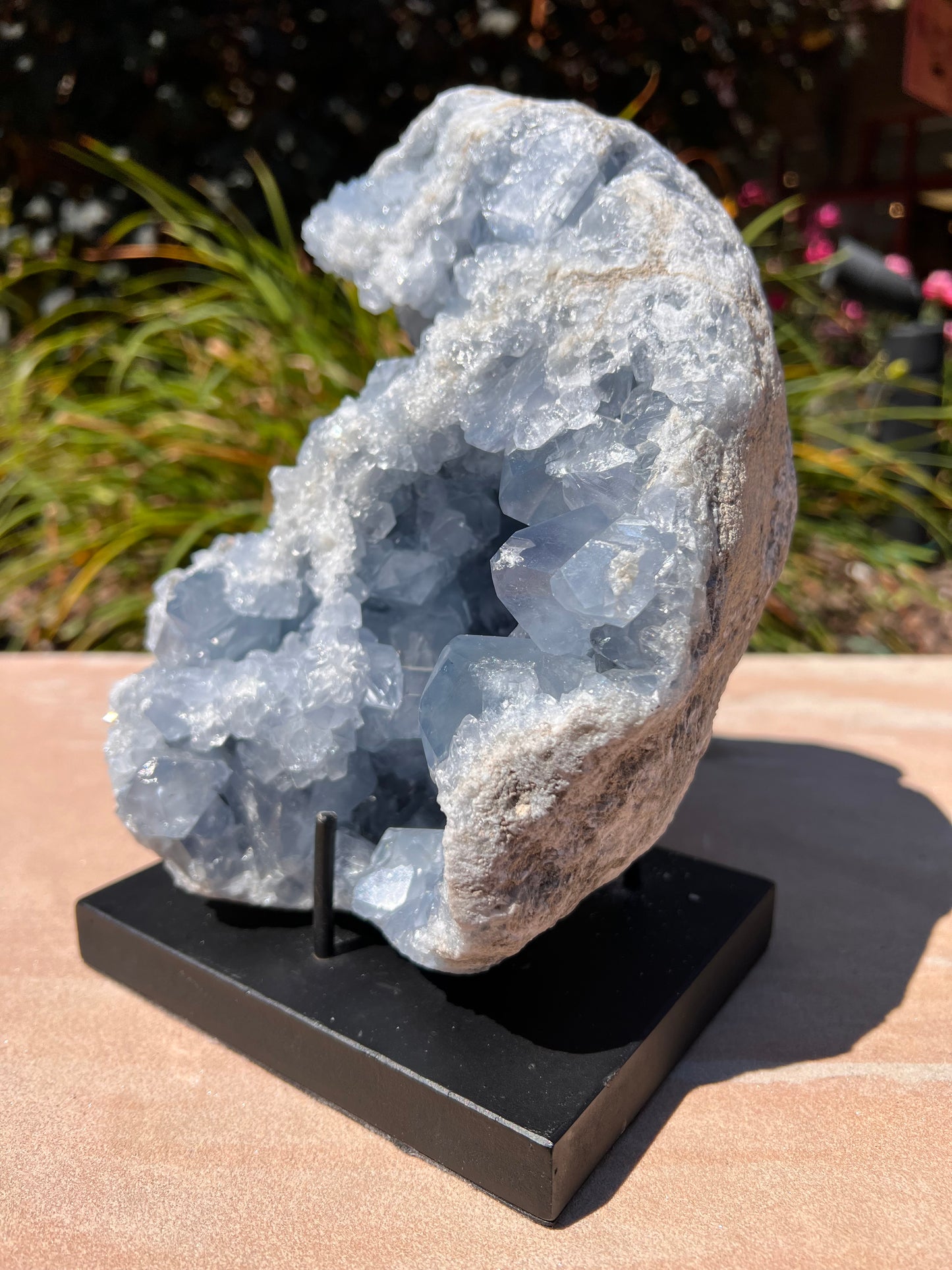 Rough Blue Celestite Specimen (Madagascar)