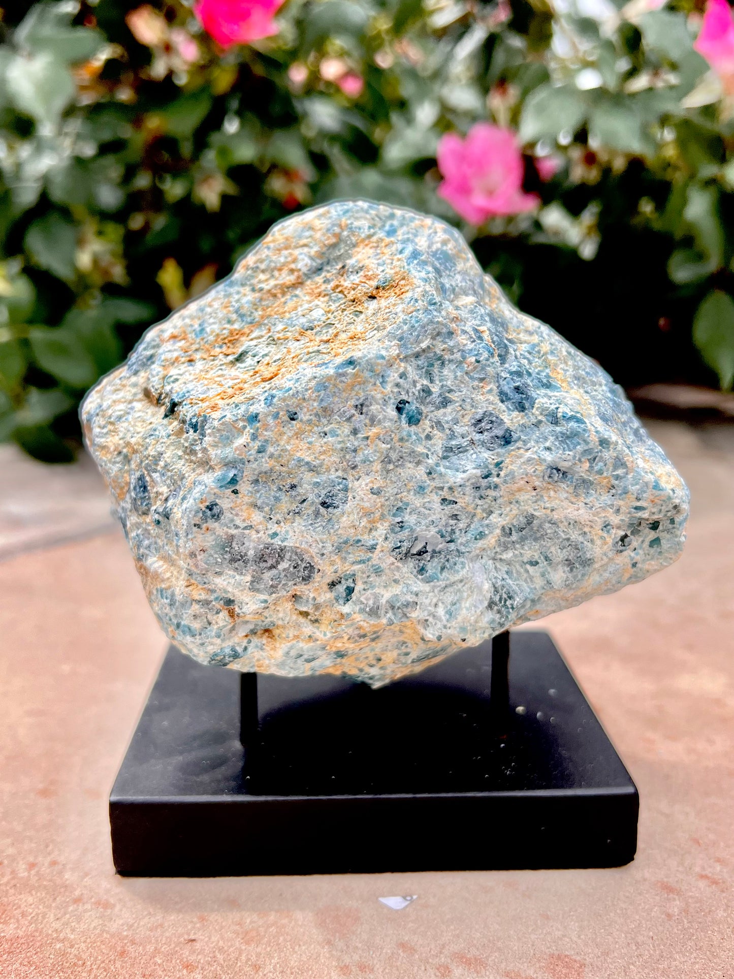 Rough Blue Apatite Specimen (Mexico)