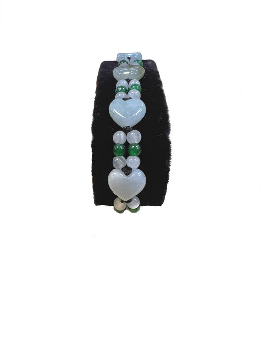 Adjustable Local Hand Made Jade Bracelets (Protection of the Heart)