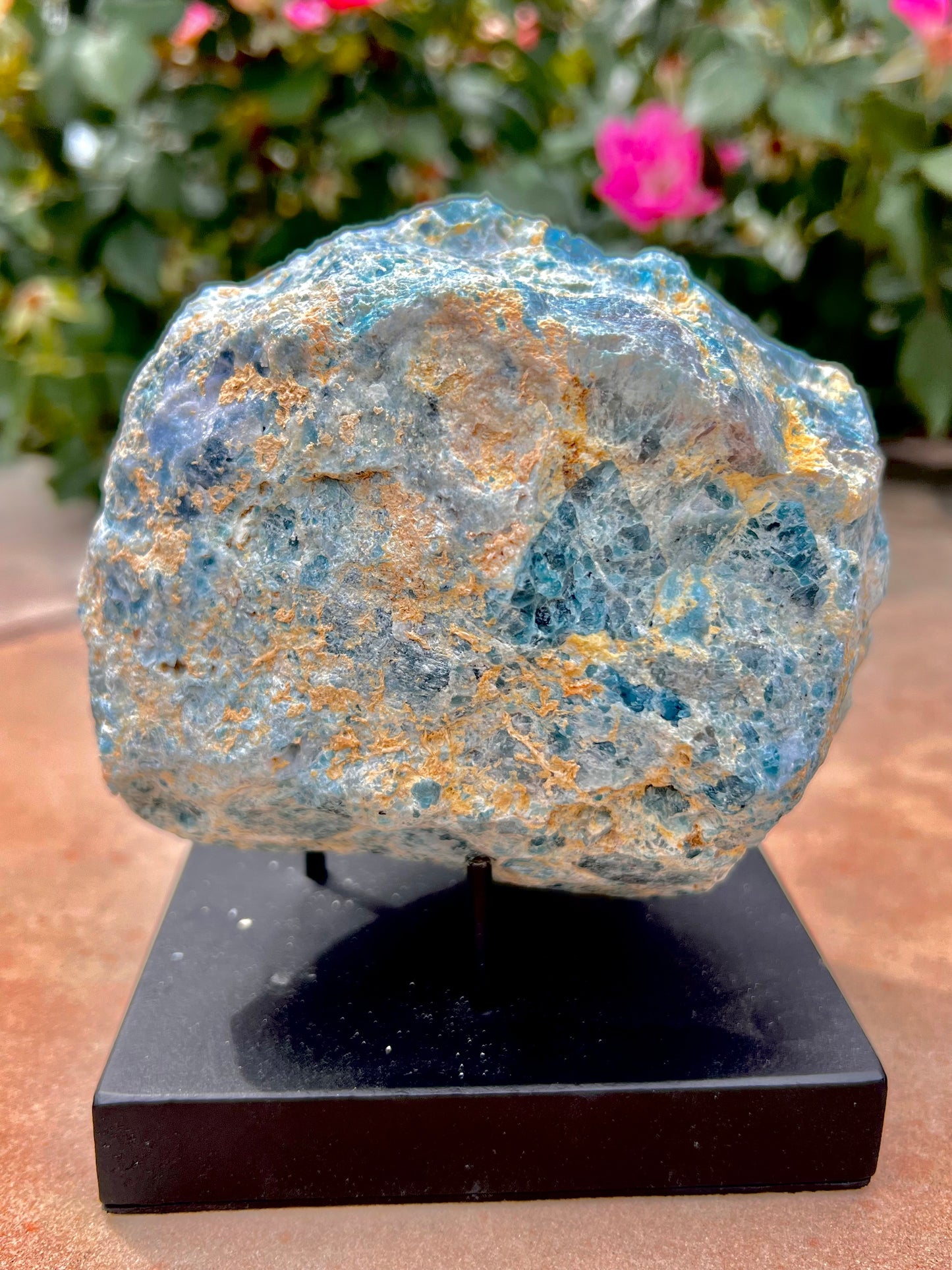 Rough Blue Apatite Specimen (Mexico)