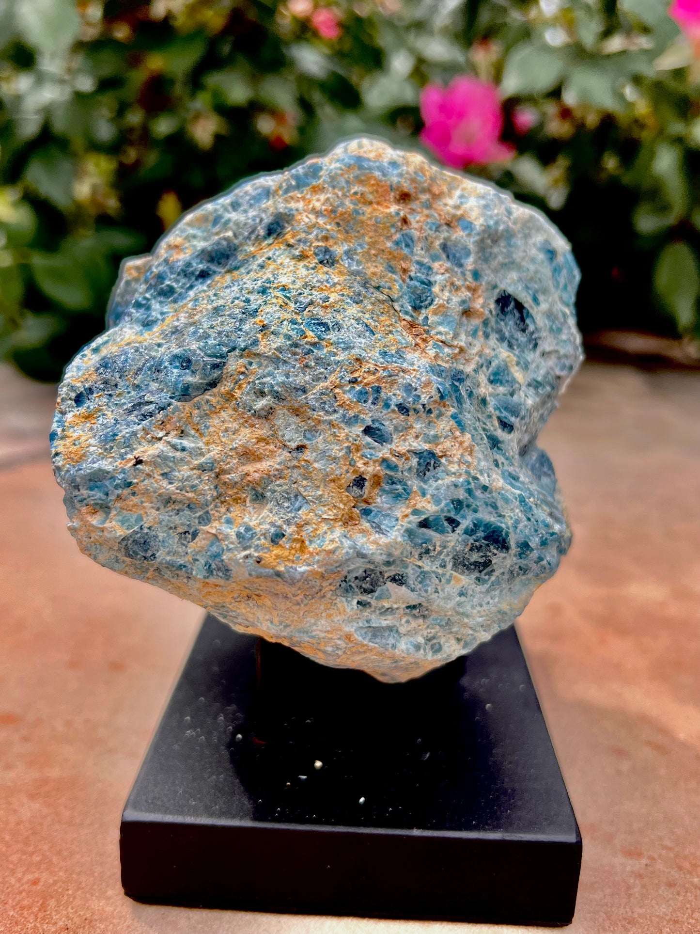 Rough Blue Apatite Specimen (Mexico)