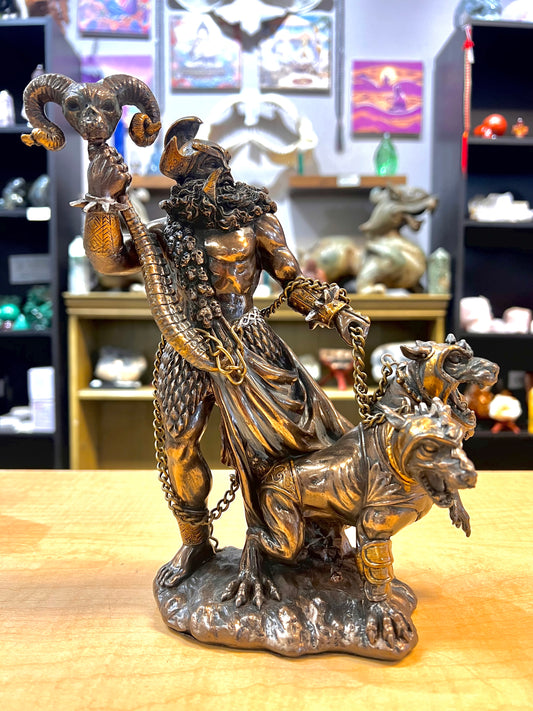 Bronze Plated Metal “Hades” Figurine