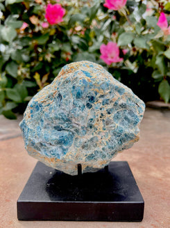 Rough Blue Apatite Specimen (Mexico)