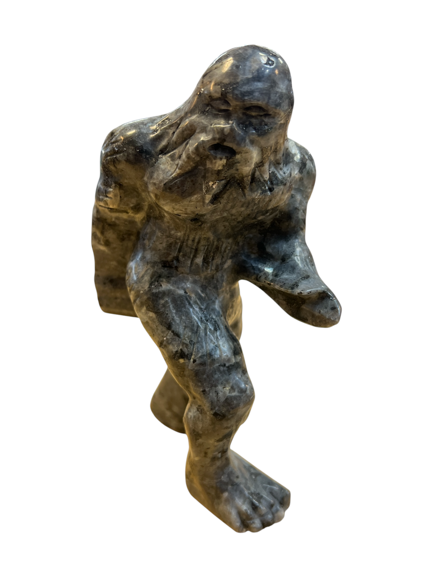 Small & Large Stone Bigfoot Carvings