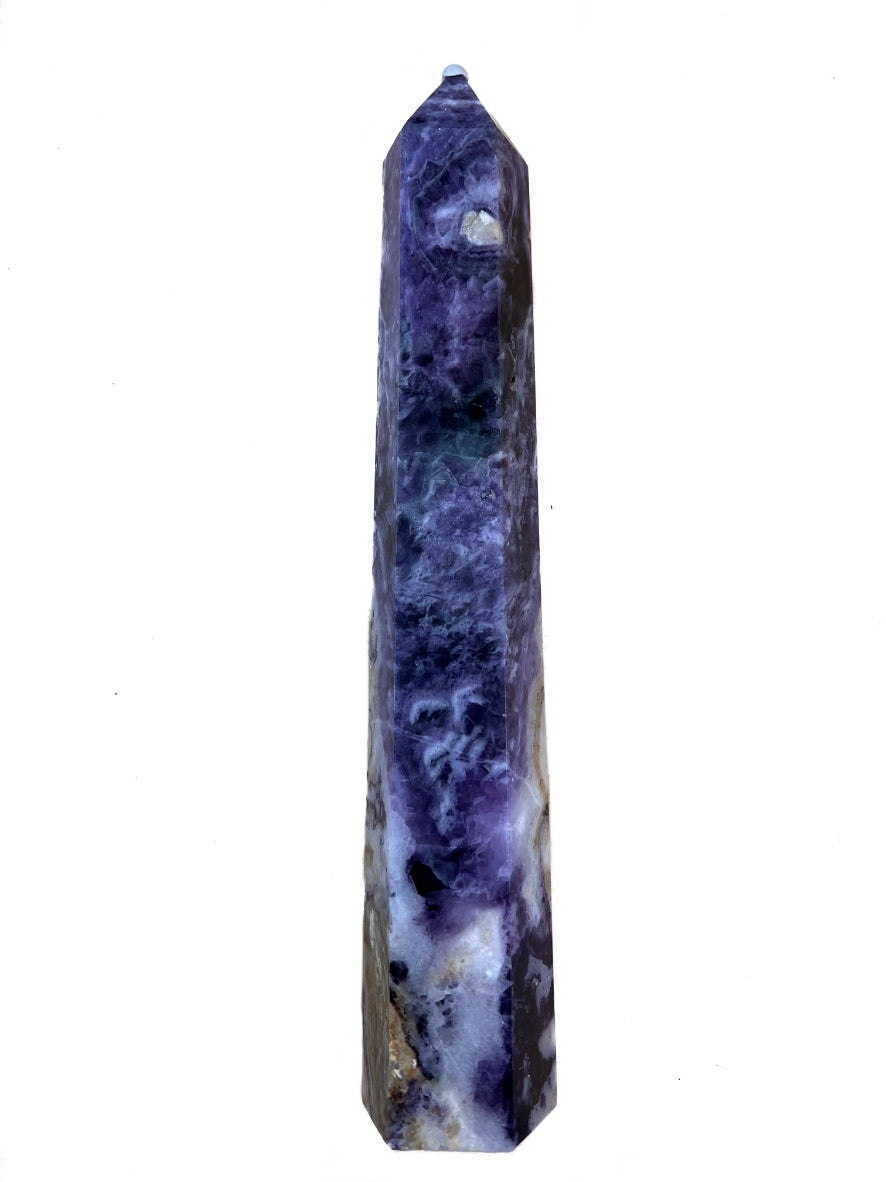 "A" Grade Feather Fluorite Tower (Tula Mine, Mexico)