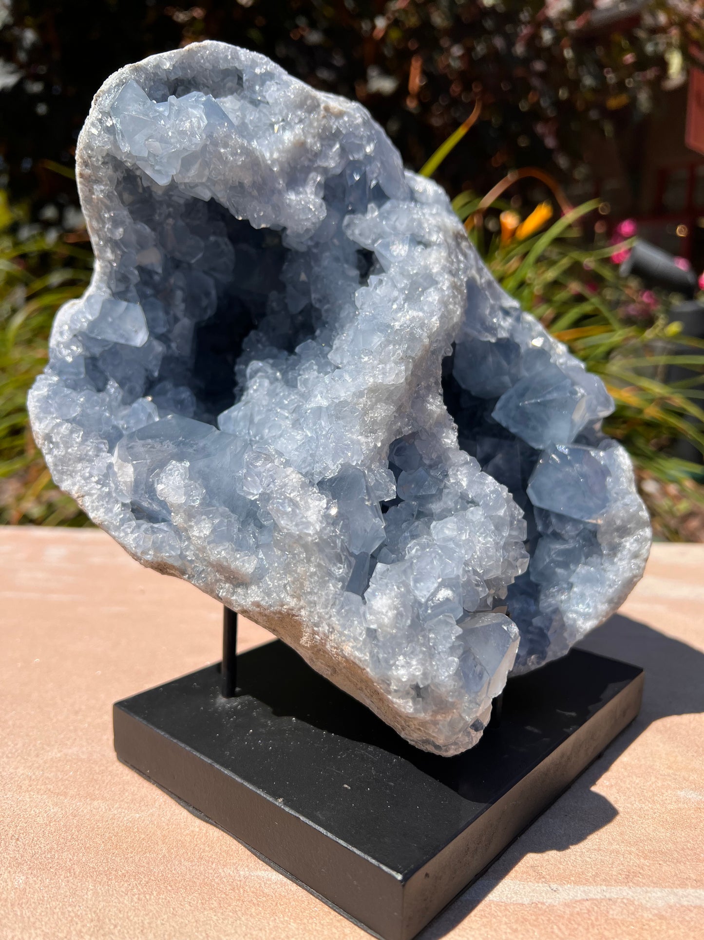 Rough Blue Celestite Specimen (Madagascar)