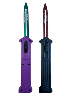 Double Action OTF - “Joker Why So Serious” - D2 Steel