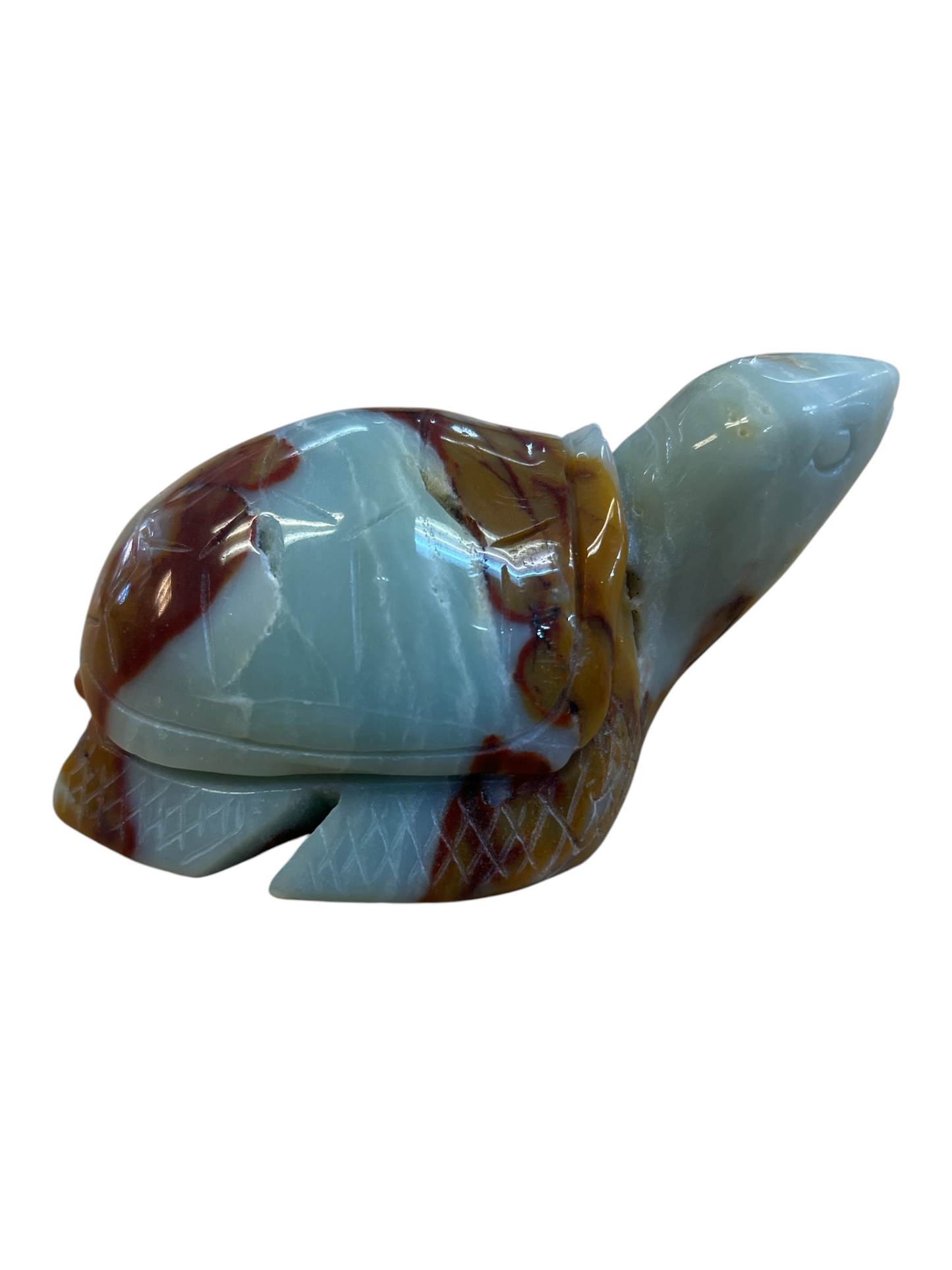 Hand Carved Amazonite Turtle