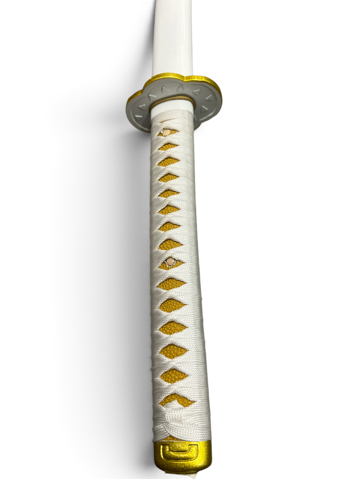 Demon Slayer - Zenitsu Katana - Full Tang - 1065 High Carbon Steel - Lacquered Wooden Scabbard