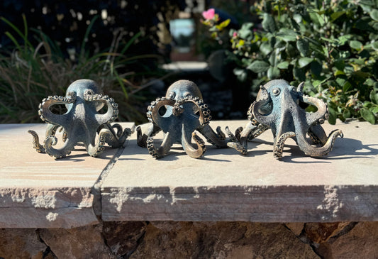 See no, Hear no, Speak no evil octopus (set of 3)