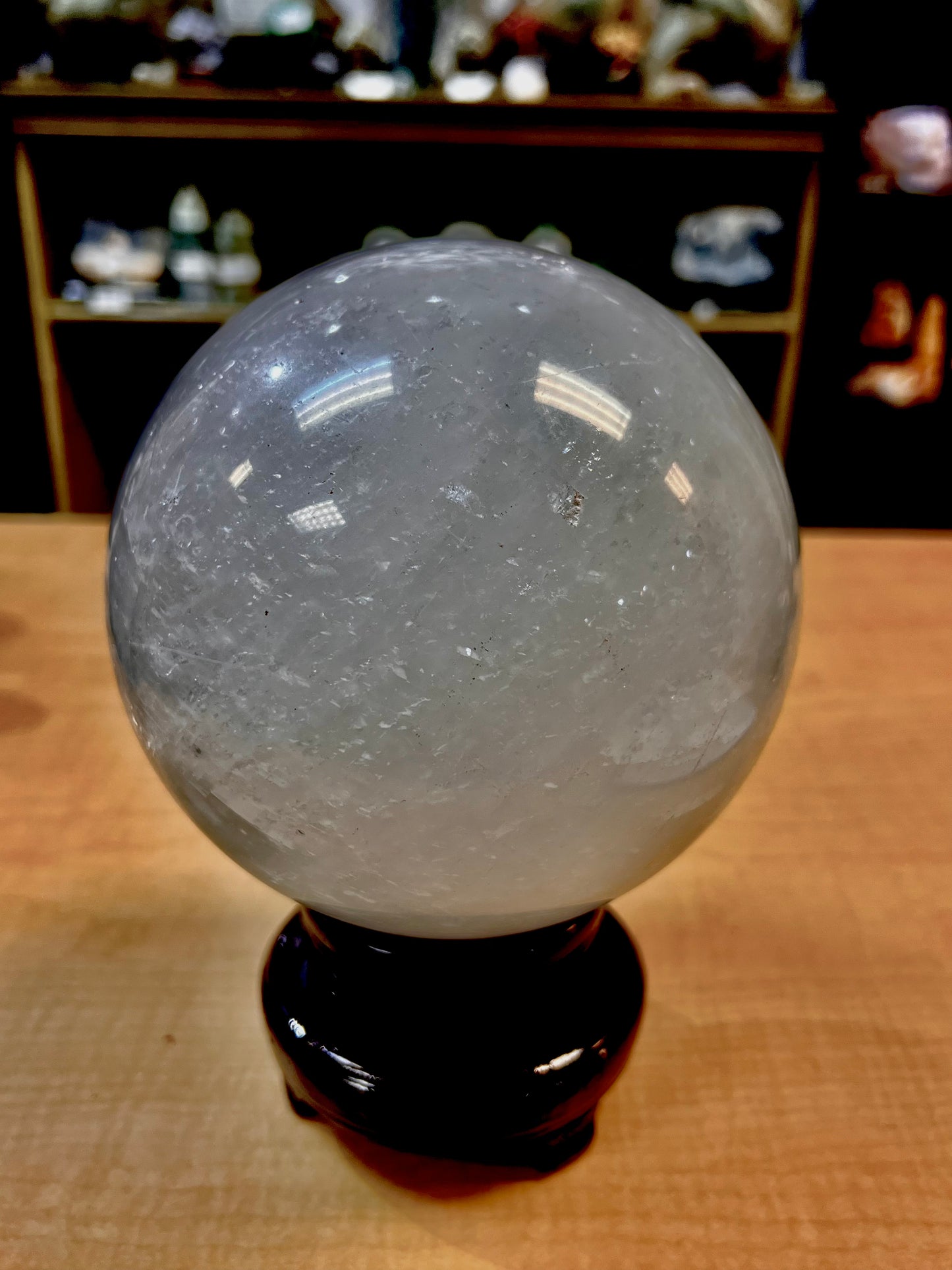 8 lb Clear Quartz Sphere (India) *Stand Not Included*