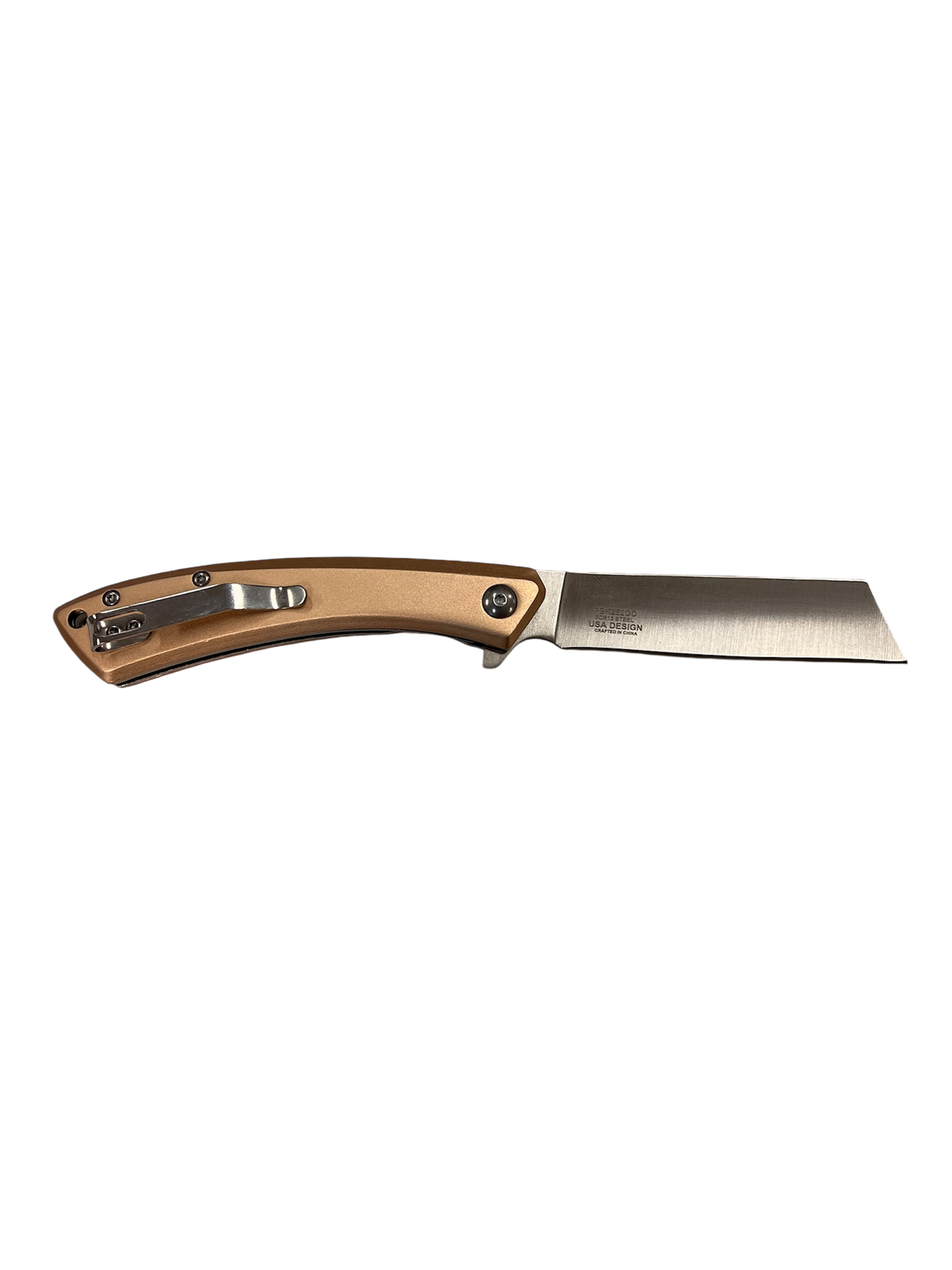 "Buckshot" Cleaver Style Assisted Opening Pocket Knife (3cr13 Steel)