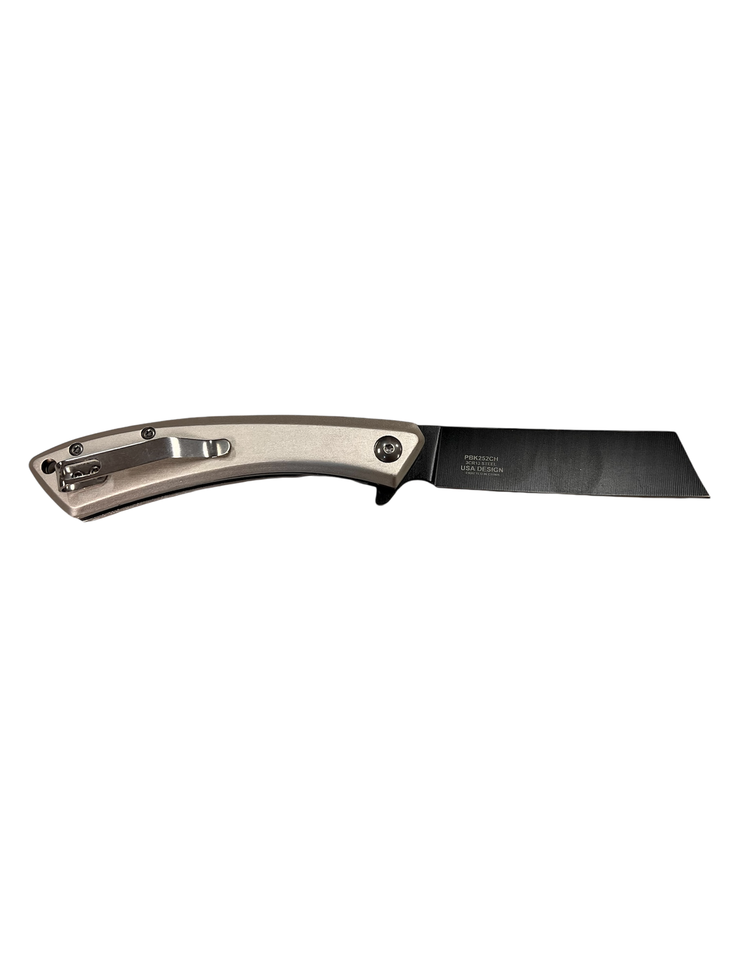 "Buckshot" Cleaver Style Assisted Opening Pocket Knife (3cr13 Steel)