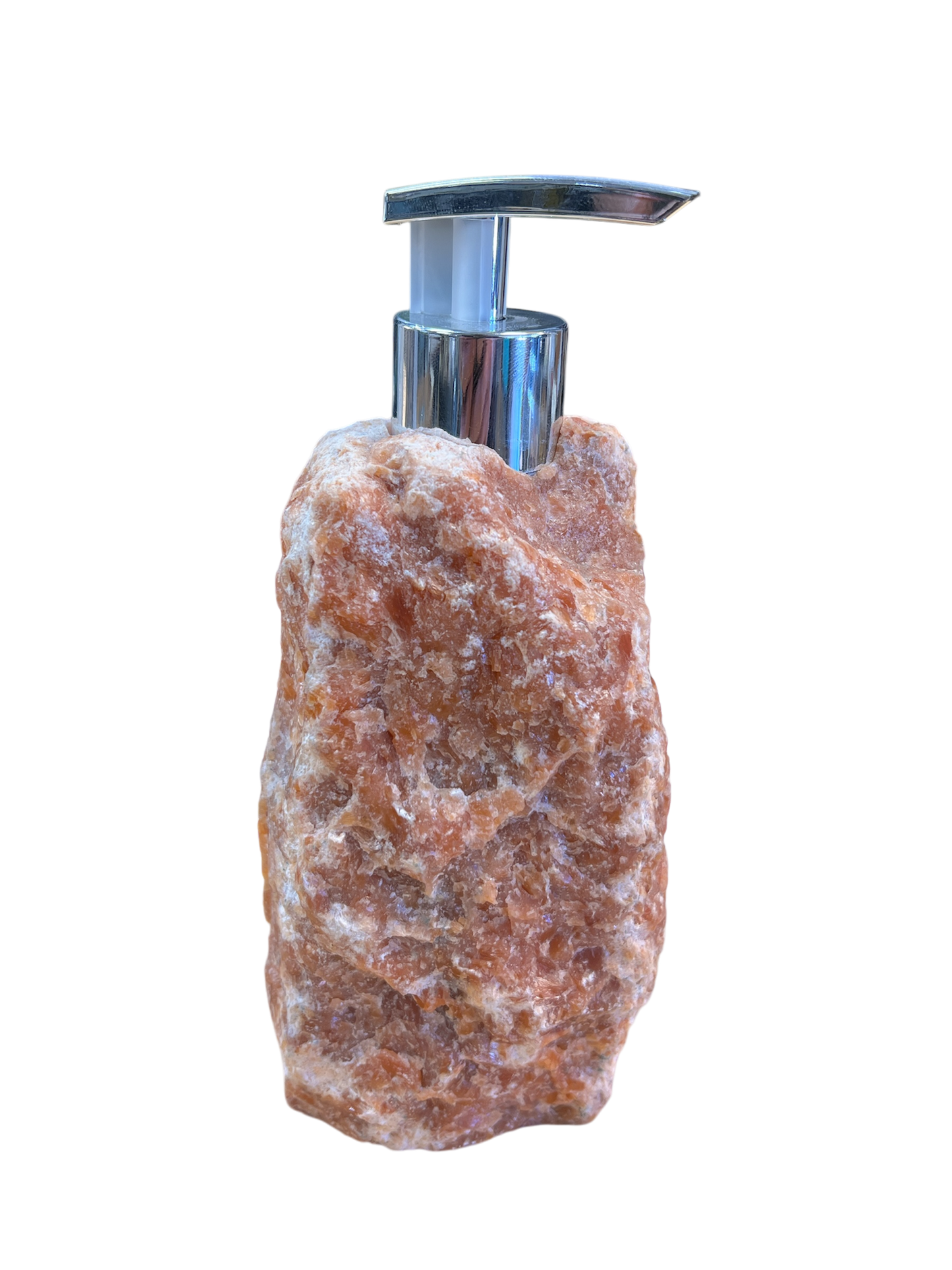 Orange Calcite Soap Dispensers (Size & Shape May Vary)