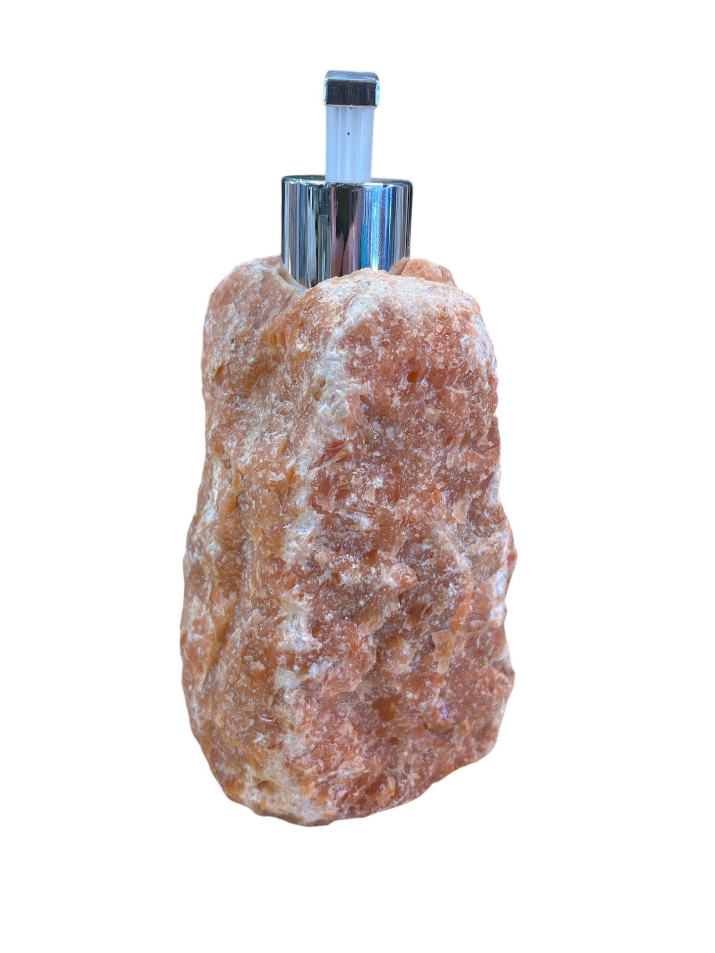 Orange Calcite Soap Dispensers (Size & Shape May Vary)