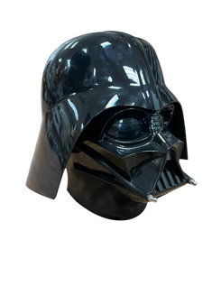 Two Piece Visor & Cap Darth Vader Helmet (Includes Voice Changing Connecter)