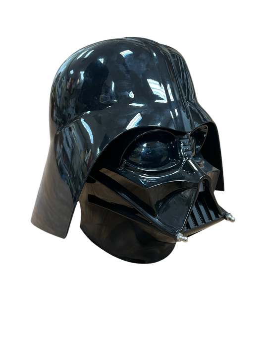 Two Piece Visor & Cap Darth Vader Helmet (Includes Voice Changing Connecter)