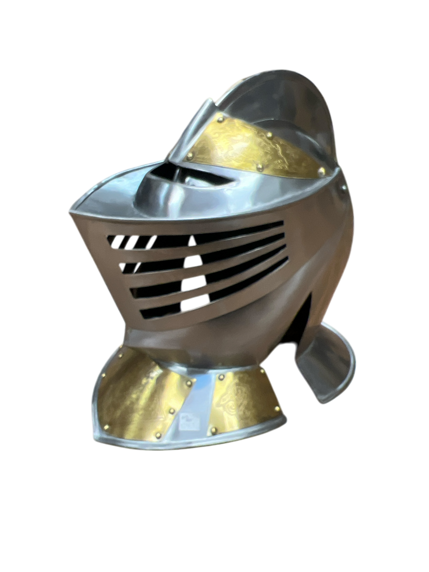 Wearable - Golden Knight Helmet - Adjustable Vizor